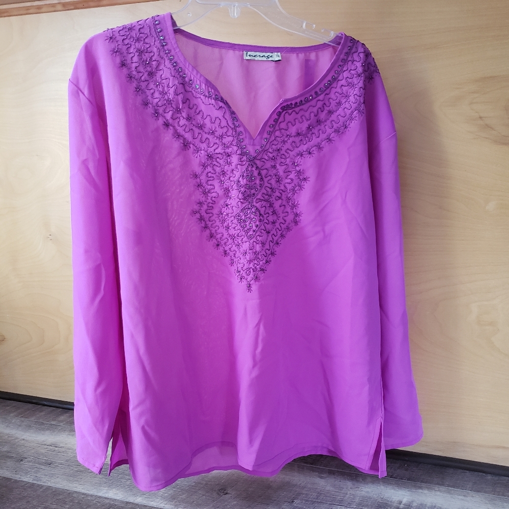 Womans 3x nwt 100% polyester shirt